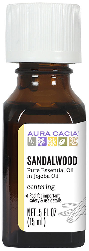 AURA CACIA Sandalwood with Jojoba Oil (15 ml)