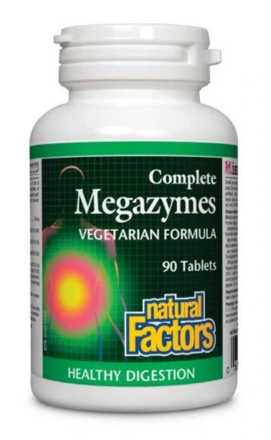 Natural Factors Complete Megazymes (90 tabs)