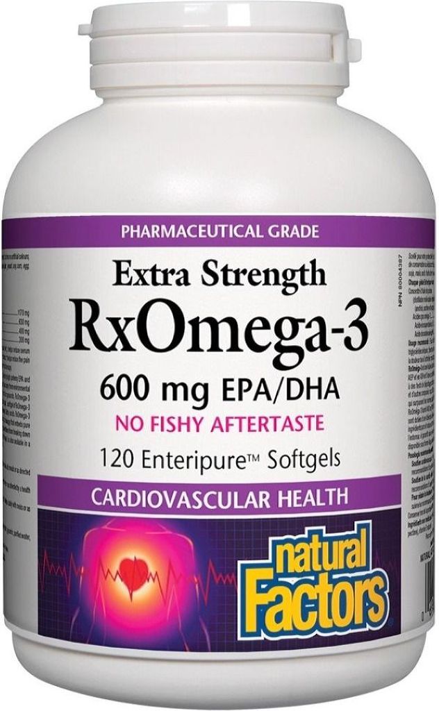 NATURAL FACTORS RxOmega 3 (600 mg - 120 sgels)