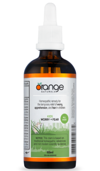 ORANGE NATURALS Kids Worry + Fear Homeopathic (100 ml)