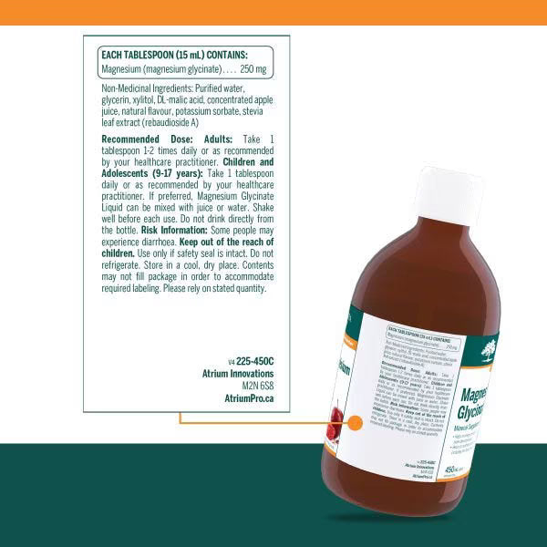 Genestra Magnesium Glycinate Liquid 450mL