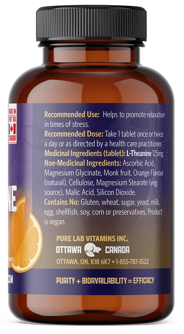 Vitamin supplement bottle with label on a black background