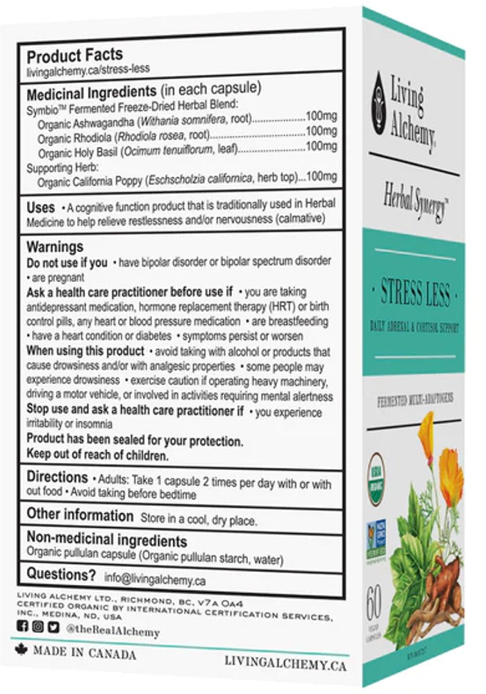 LIVING ALCHEMY Stress Less (60 caps)