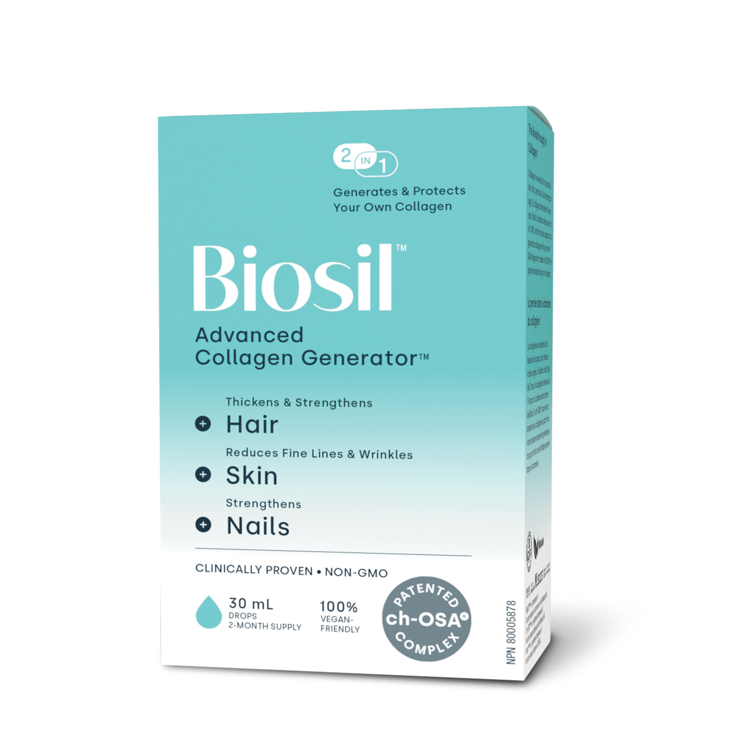 BioSil™ Choline-Stabilized Orthosilicic Acid 30 ML