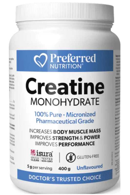 PREFERRED NUTRITION Creatine Powder (unflavored - 400 gr)
