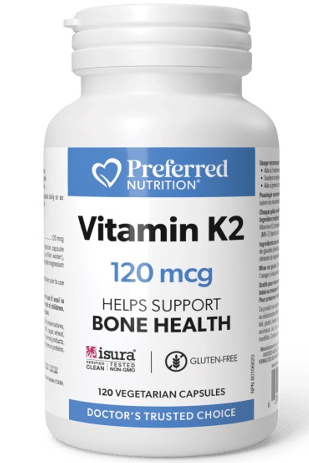 PREFERRED NUTRITION Vitamin K2 (120 mcg - 120 vcaps)