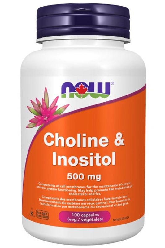 NOW Choline (250 mg) & Inositol  (250 mg) - 100 caps