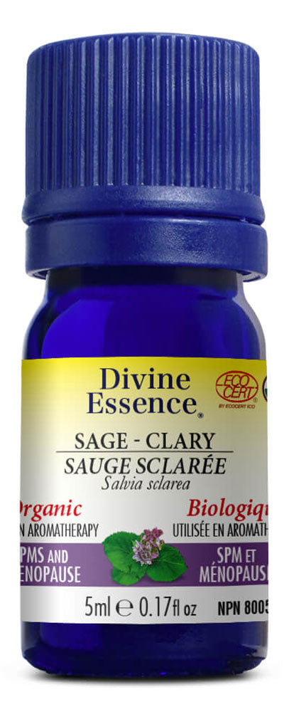 DIVINE ESSENCE Sage - Clary (Organic - 5 ml)