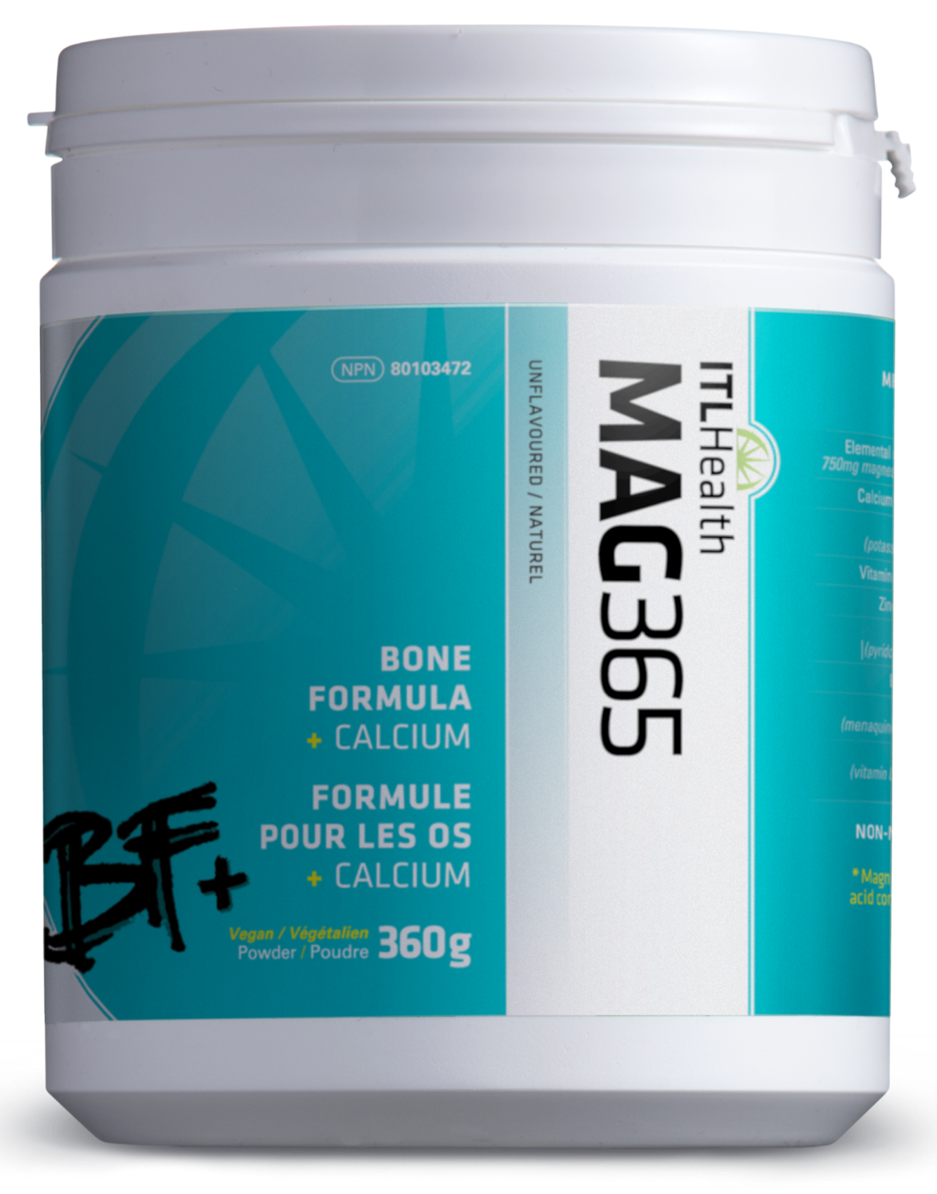 ITL HEALTH MAG365 Bone Formula + Calcium (Unflavoured)
