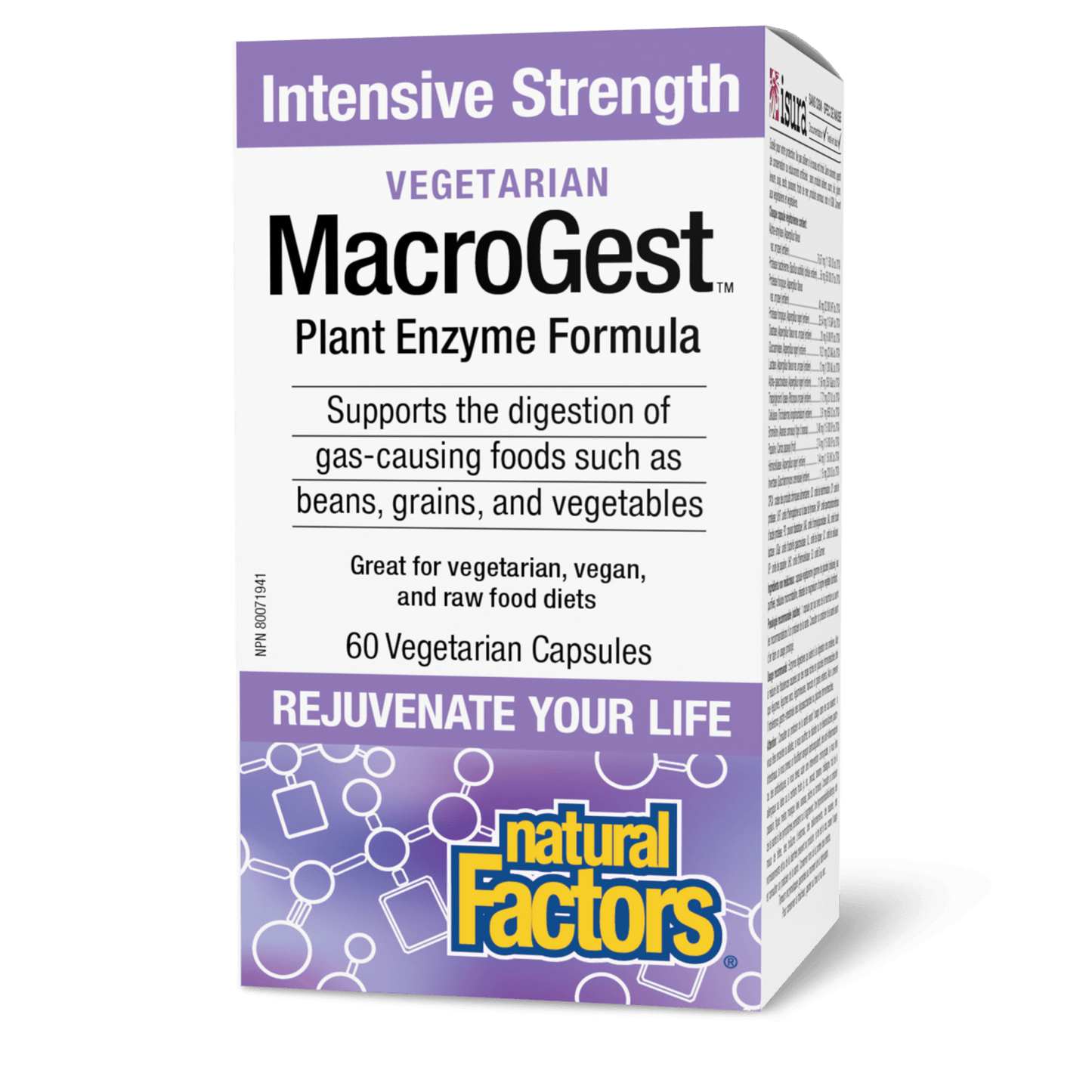 NATURAL FACTORS MacroGest Plant Enzymes (60 veg caps)