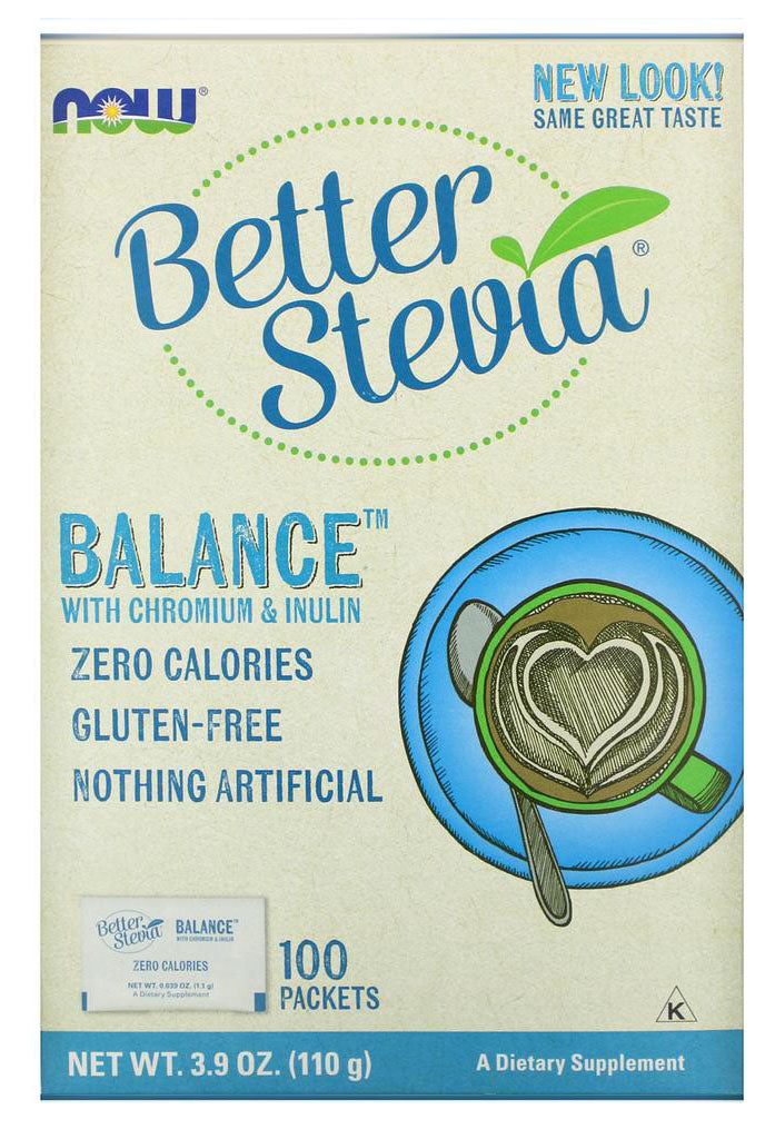 NOW Better Stevia Balance (100 packets) – Good Health Mart Milton