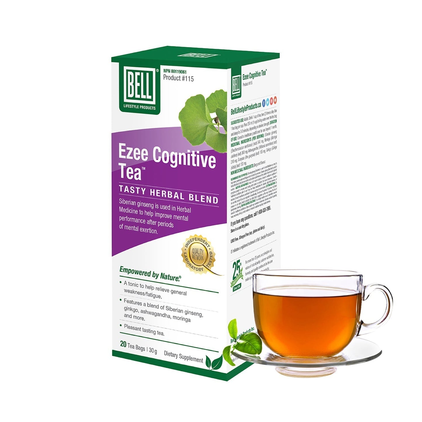 BELL Ezee Cognitive Tea™ (20 Tea Bags)