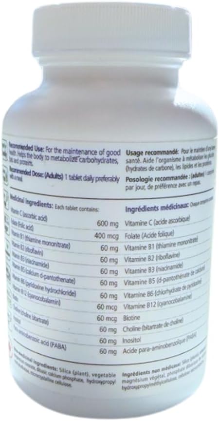 VITALITY Time Release B Complex + C 600 mg