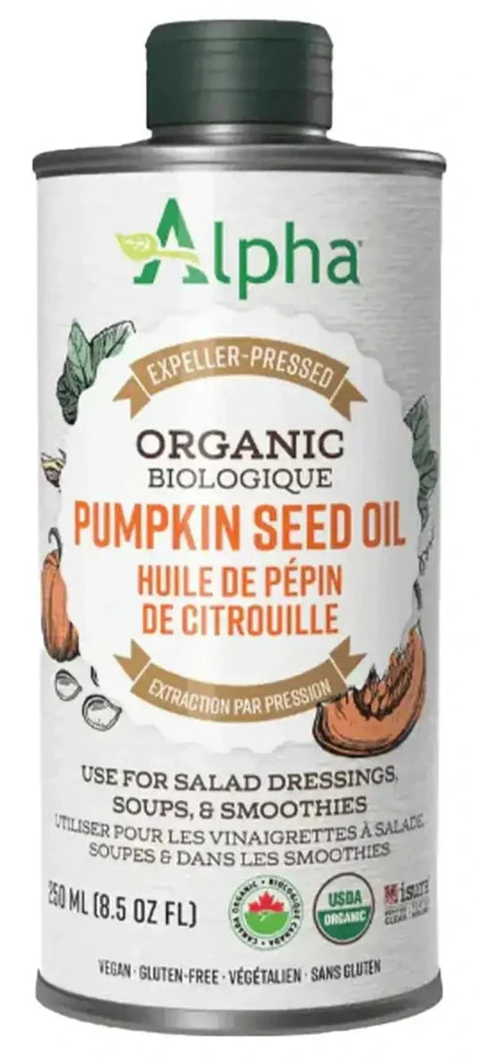 ALPHA HEALTH - Organic Pumpkin Seed Oil (250 ml)