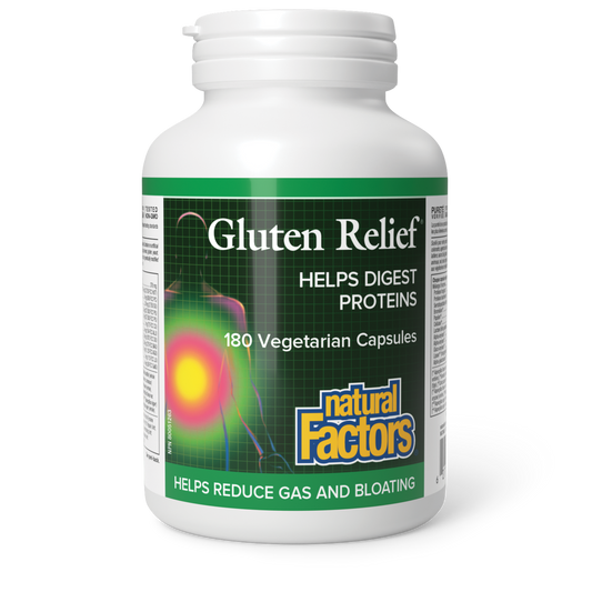 NATURAL FACTORS Gluten Relief 180 Capsules