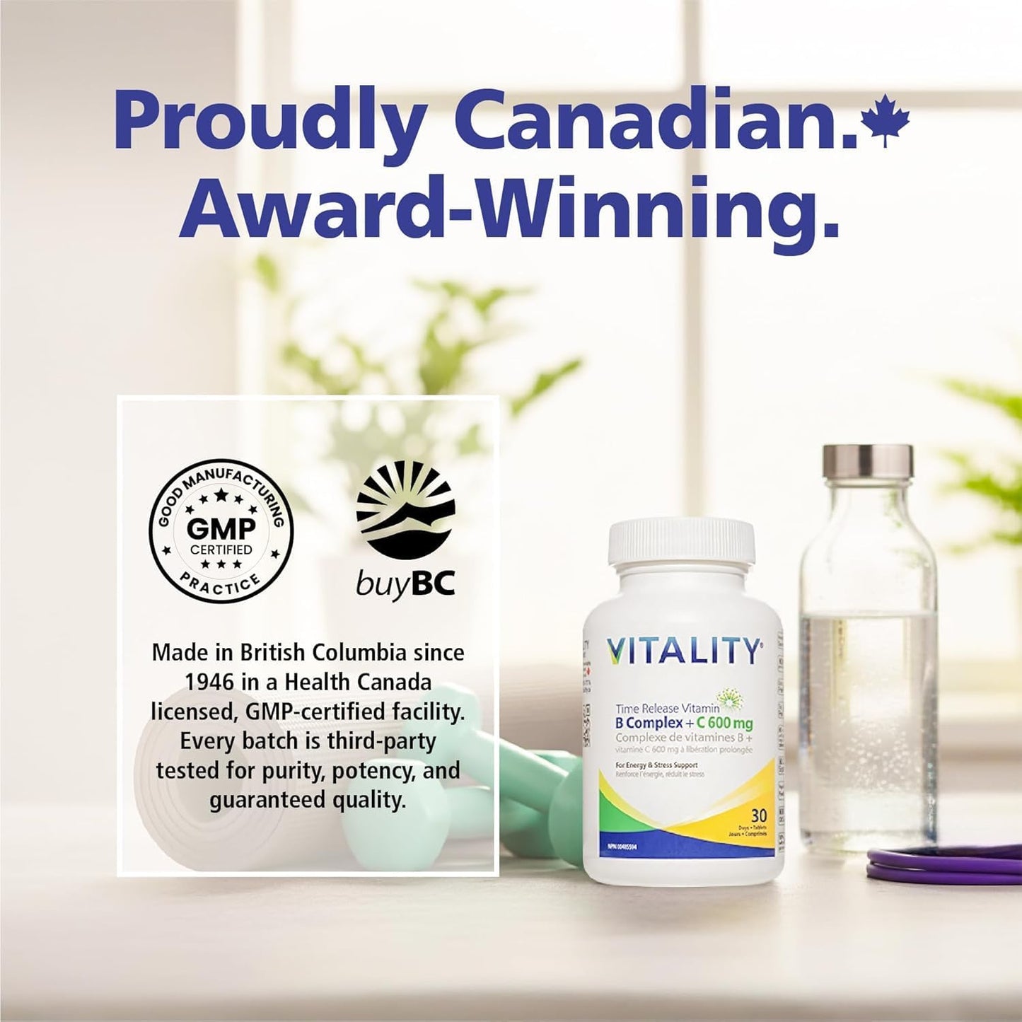 VITALITY Time Release B Complex + C 600 mg