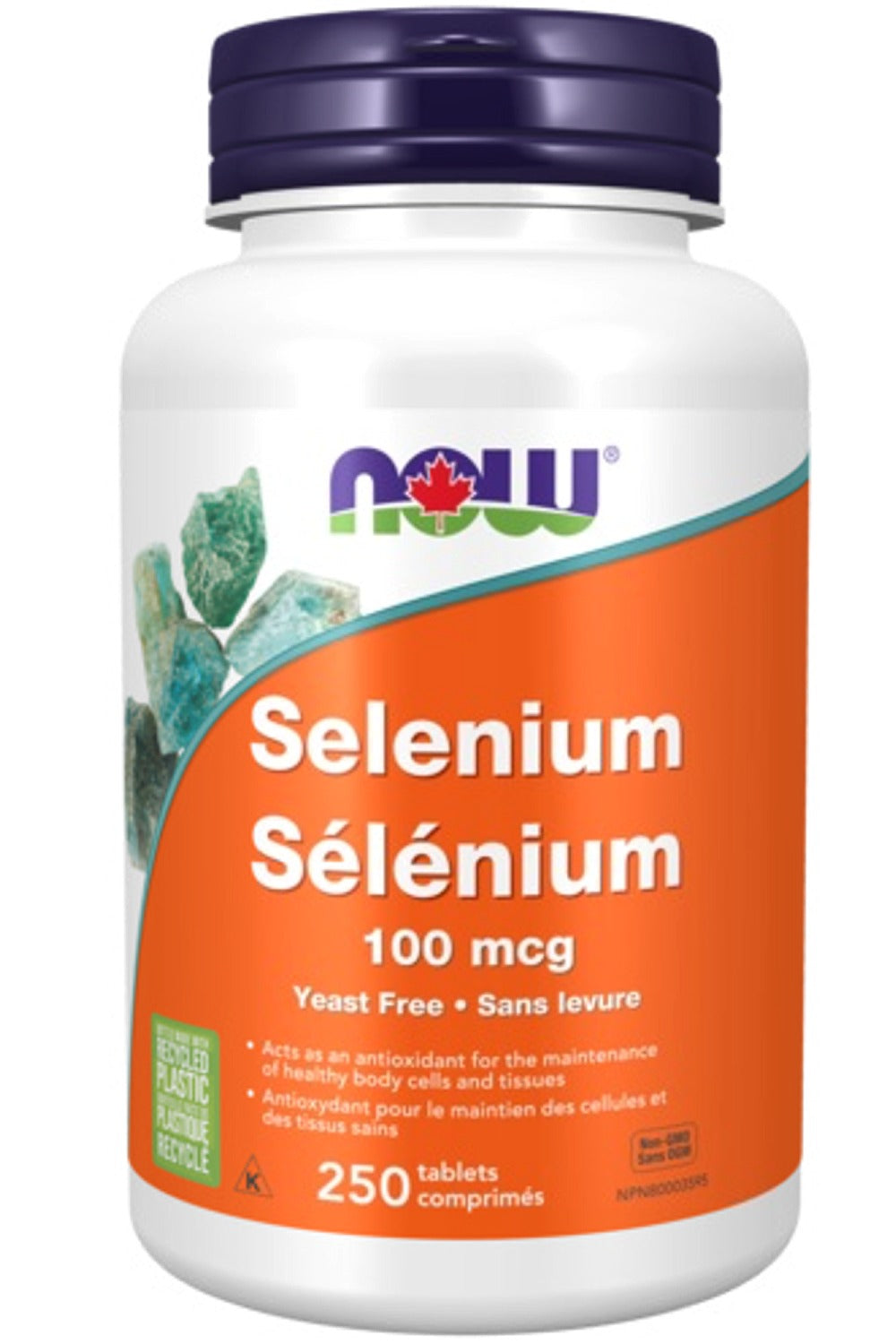 NOW Selenium Yeast Free (100 mcg - 250 tabs)