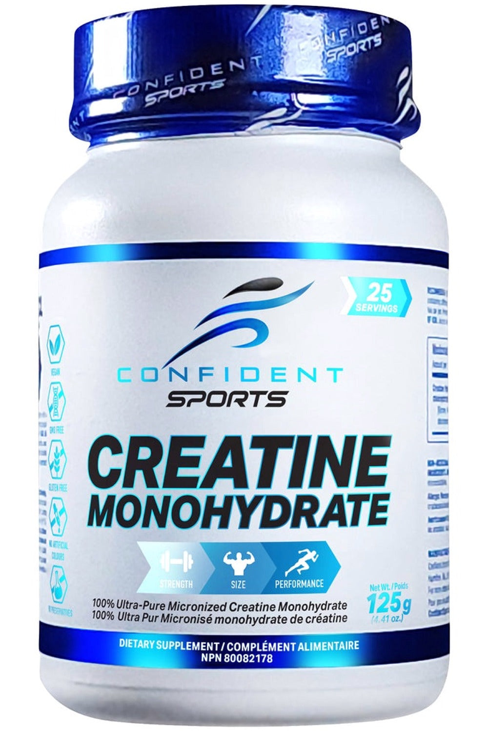 CONFIDENT SPORTS CS Creatine Monohydrate (125 g)