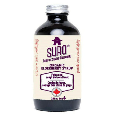 Suro Organic Elderberry Syrup Adults 236mL - Canadian Owned and Organic
