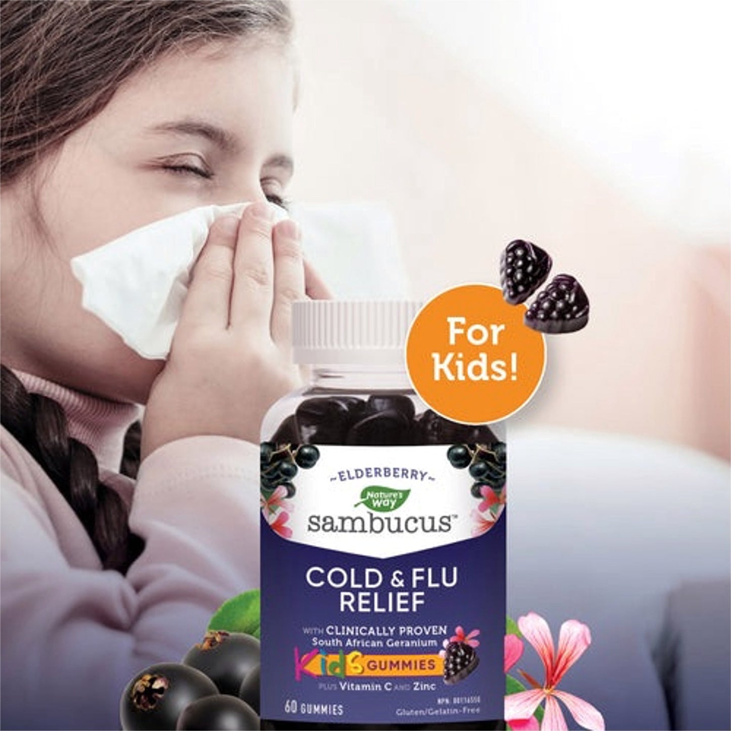 NATURES WAY Sambucus Relief Kids (60 Gummies)