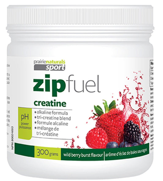 PRARIE NATURALS ZipFuel Creatine (Wild Berry - 300 gr)