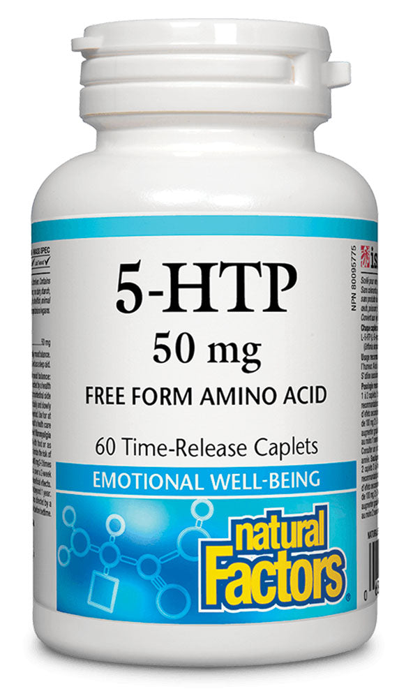 NATURAL FACTORS 5-HTP (50 mg - 60 caplets)