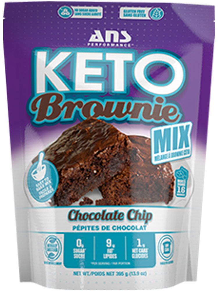 ANS PERFORMANCE Keto Brownie Mix (Chocolate Chip - 395 gr)