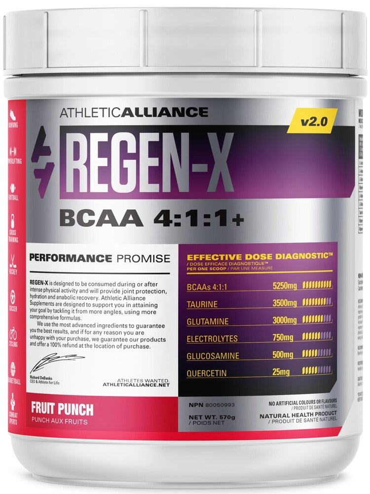 ATHLETIC ALLIANCE Regen-X BCAA (Fruit Punch - 570 gr)