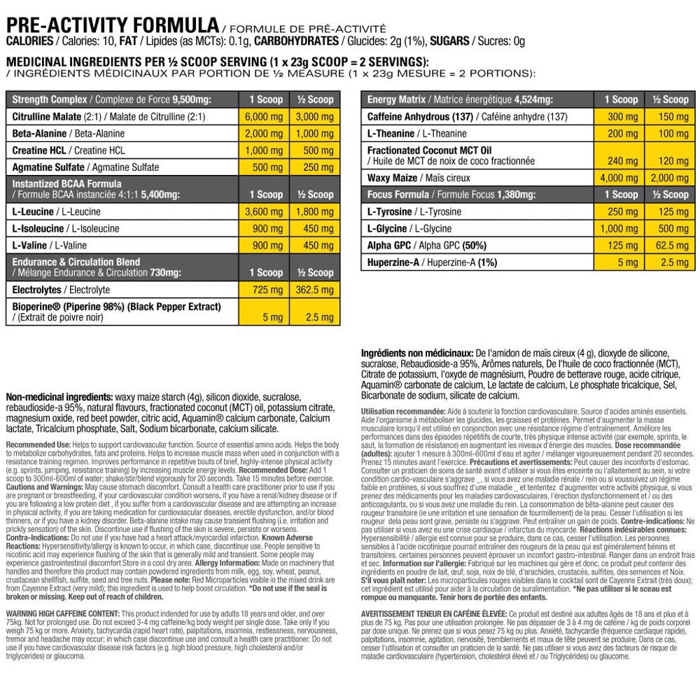 ATHLETIC ALLIANCE HAVOK-137 - Pre Workout (Tangerine Peach - 690 gr)