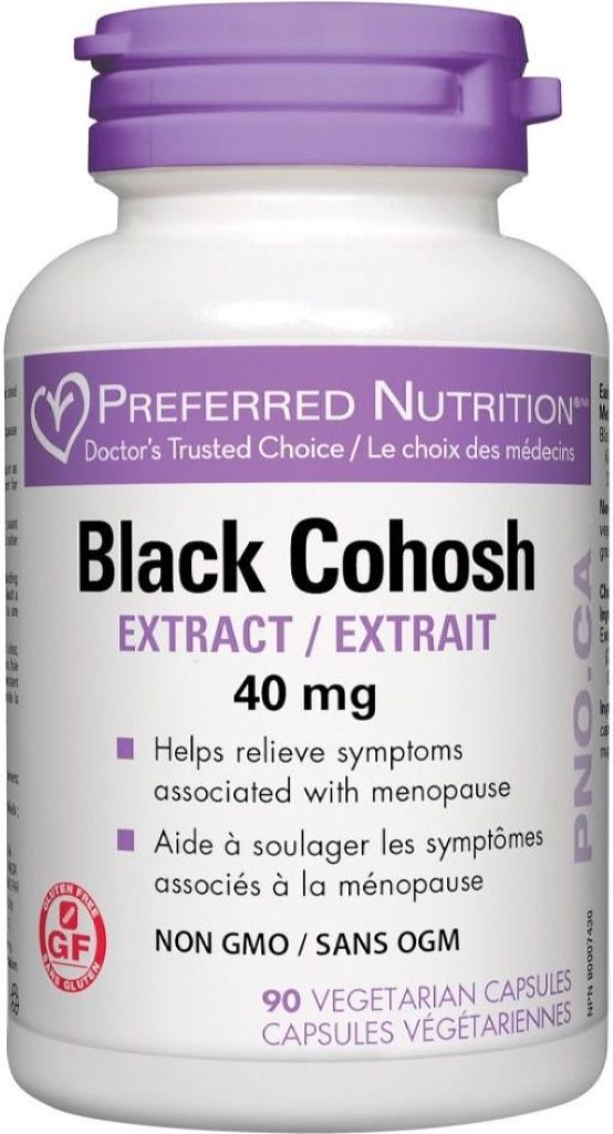 PREFERRED NUTRITION Black Cohosh (90 veg caps)