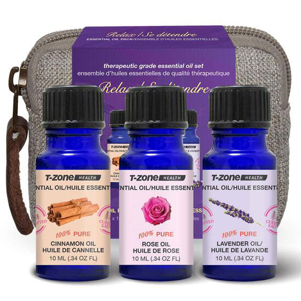 T-ZONE Health Relax Theme essential oils (3 x 10 ml)