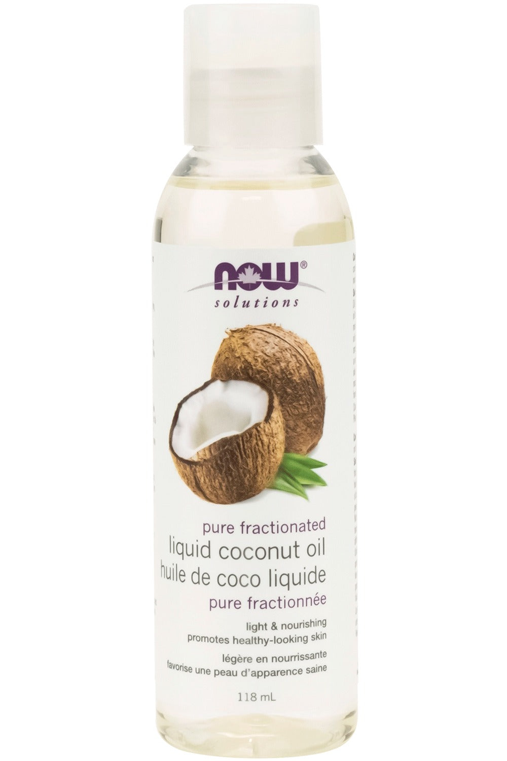 NOW Liquid Coconut Oil (Pure Fractionated - 118 ml)