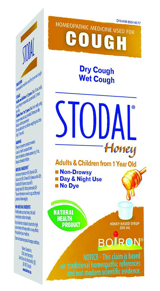 BOIRON Stodal Adults Honey Cough Syrup (200 ml)