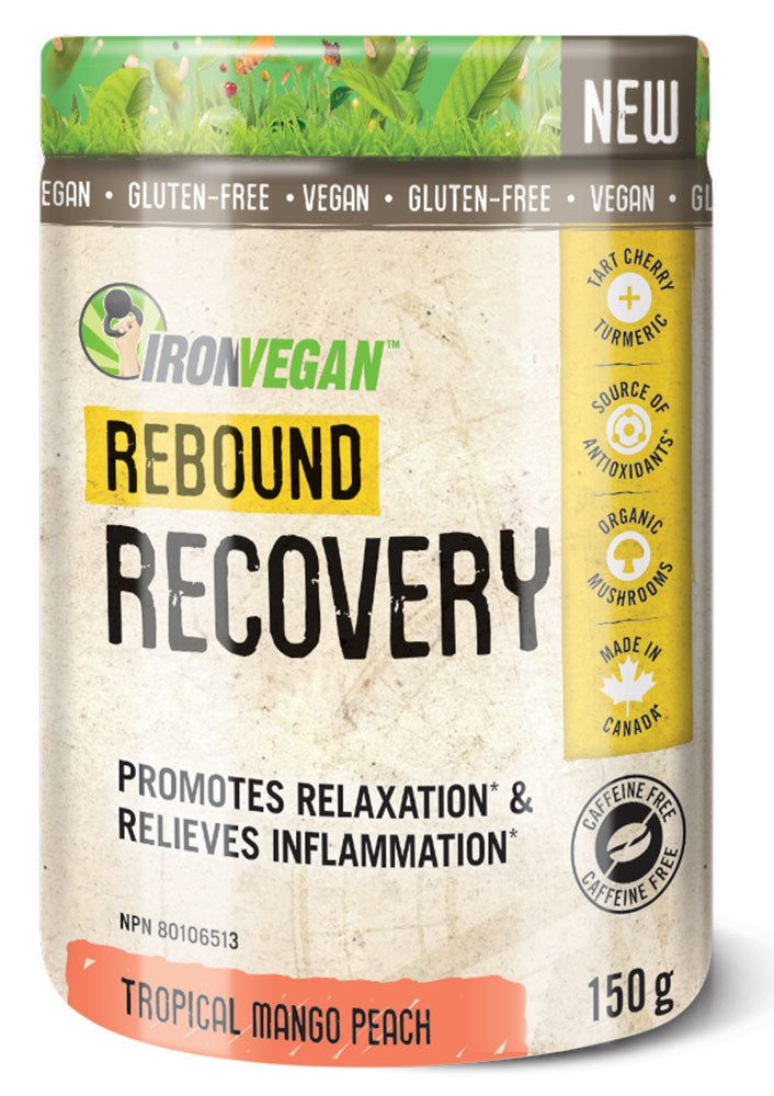 IRON VEGAN Rebound Recovery (Tropical Mango Peach - 150 gr)